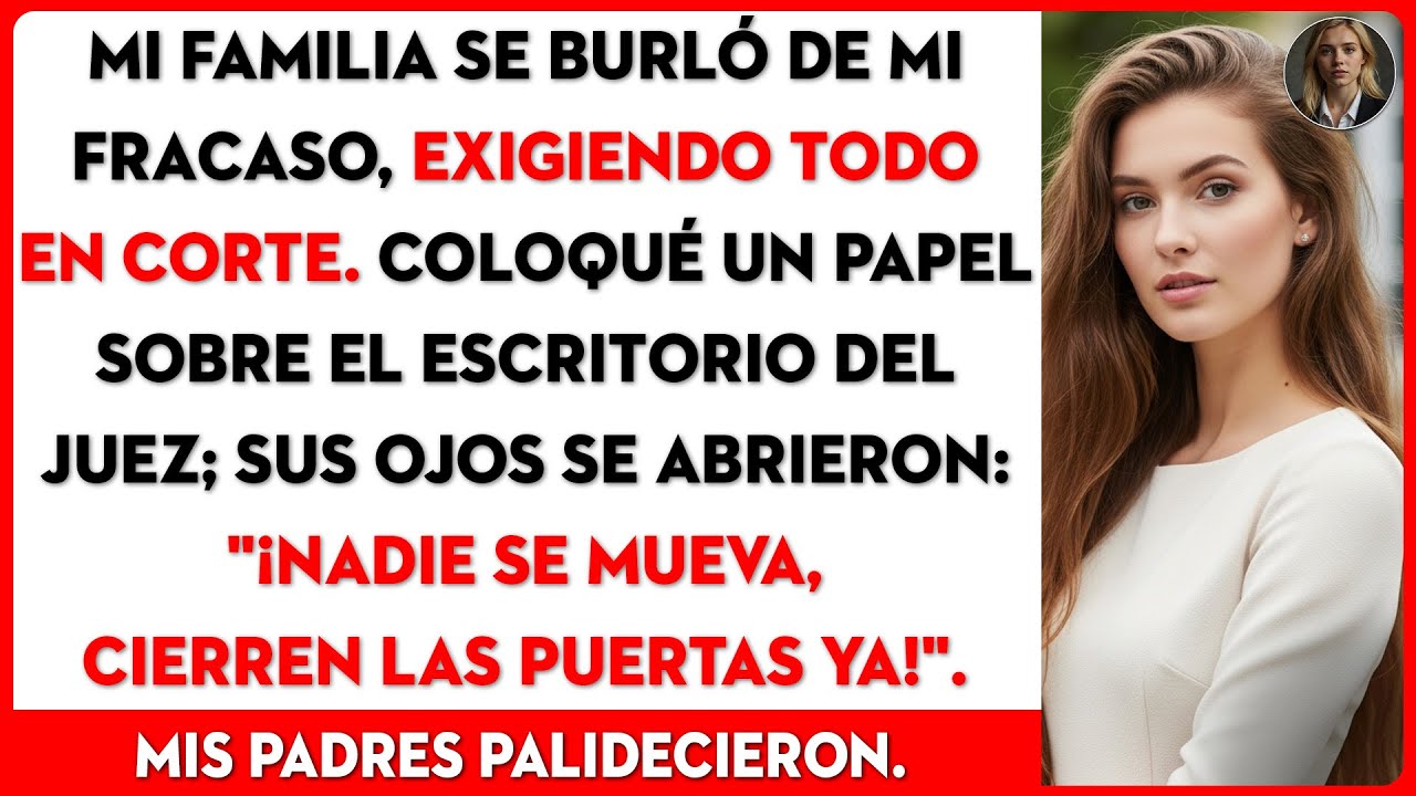 Exigían mis bienes en la corte. Entregué un papel al juez, forzando una redada policial.