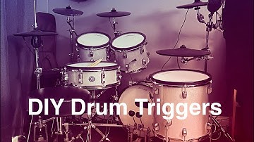 DIY Drum Triggers - A2E Conversion (acoustic to electric) Make your own drum trigger