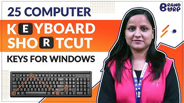 25 Computer Keyboard Shortcut Keys Windows | Laptop Keyboard Shortcut Keys