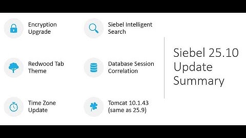 Siebel CRM 25.10 Update Summary - Do You Love Me?