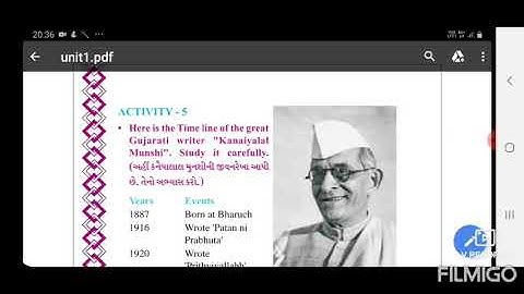 Saurabh Vidyalaya, Himmatnagar Std 8 English Unit 1 part 3 of 3