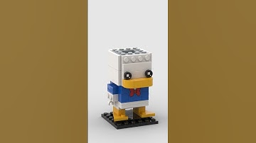 Donald Duck Lego 40377 Brickheadz #disney #brickheads #speedbuild #mickey #animation #shorts #viral