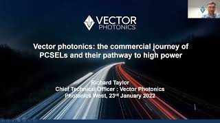 High Power PCSELs presentation for Photonics West 2022