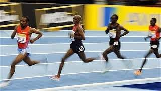 : Mo Farah vs Eliud Kipchoge at Two Mile UK Indoor 2012