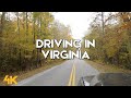 Driving in Virginia - 4K - Scenic Drive