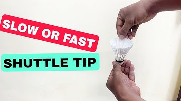 How To Change The Speed Of A Shuttlecock (If You Need To!)-how to adjust speed #badminton