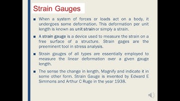 VTU MMM 18ME36B 46B M5 L4 Strain Measurement