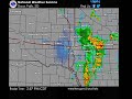Radar loop for June 14, 2016 Storms