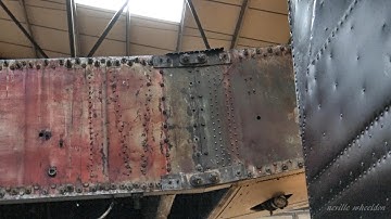 Video 102 Restoration of Lancaster NX611 Year 4.   1/16 of an inch thick outer wings SPARS ??