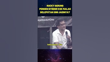 #shorts  Rocky Gerung belepotan #rockygerung #caknun #akalsehat #maiyah