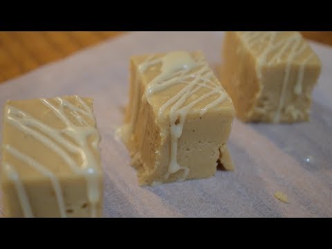 Vegan White Chocolate Peanut Butter Fudge