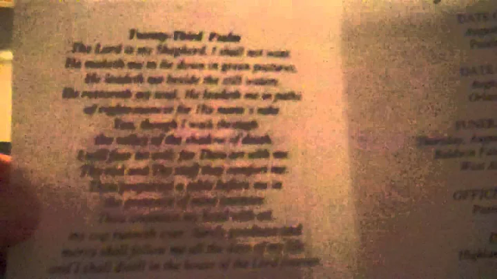 Geraldine Crist Service   Copy of Program
