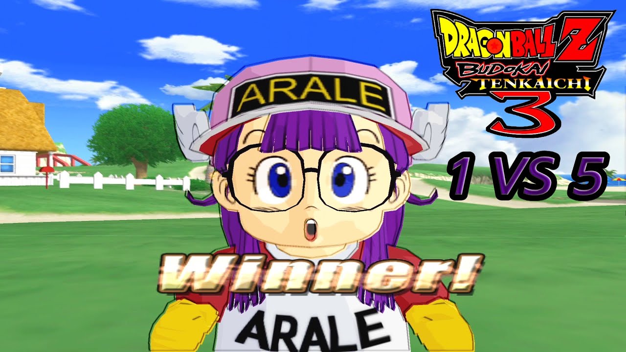 Dragon Ball Z Budokai Tenkaichi 3 Arale Dragonball Z Budokai Tenkaichi 3 (Arale) 1 VS 5 อาราเร่ตัวน้อยมาปราบตัว
