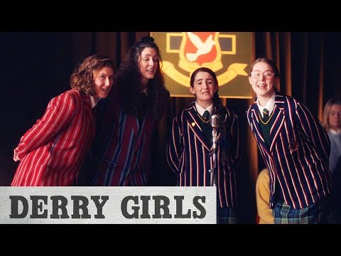 Video: Derry Girls -maalari Derryssä, Pohjois-Irlannissa