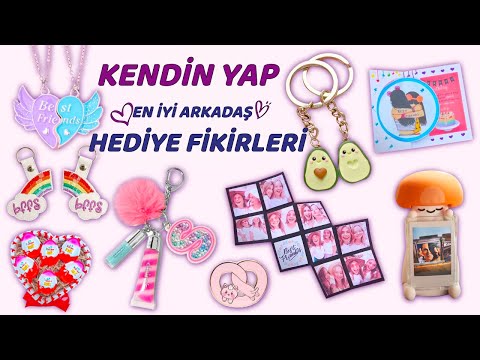 12 KENDİN YAP HEDİYE FİKİRLERİ - EN İYİ ARKADAŞLAR İÇİN KOLAY KENDİN YAP HEDİYE FİKİRLERİ