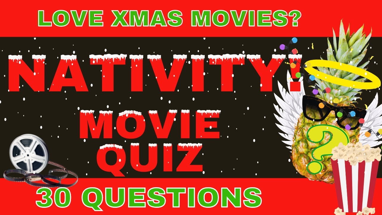 NATIVITY! Movie Quiz Christmas Movie Trivia Fun Multiple Choice Pub