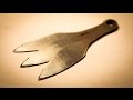 Making throwing knives from an old saw blade