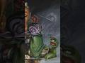 Greg Craola Simkins painting "The Count"