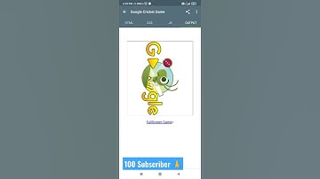 Making 🔥Google Cricket Game 🔥by Coding🔥