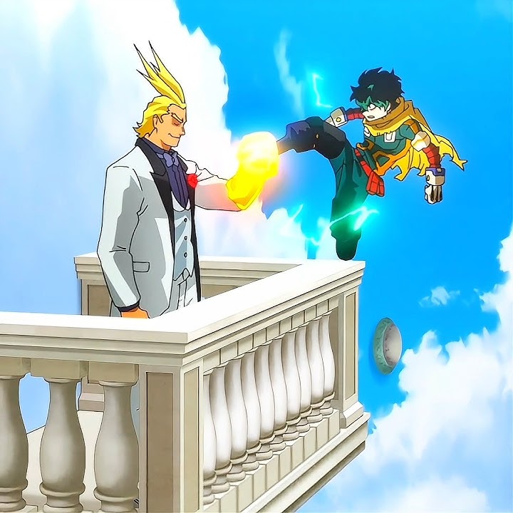 Deku vs Dark Might