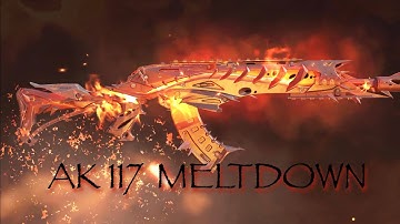 CALL OF DUTY MOBILE - Molten Fusion Redux Full Draw 2021 Release - AK117 Legendary Skin - Meltdown