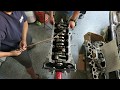 2JZ Crankshaft bearing install & gapping rings