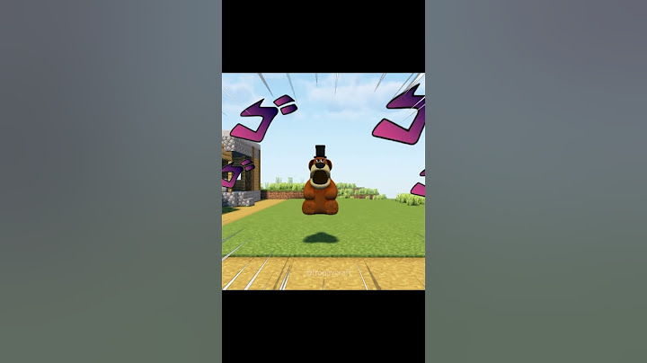 Freddy Fazbear Gets Revenge Minecraft #minecraft #freddyfazbear #villager #grox