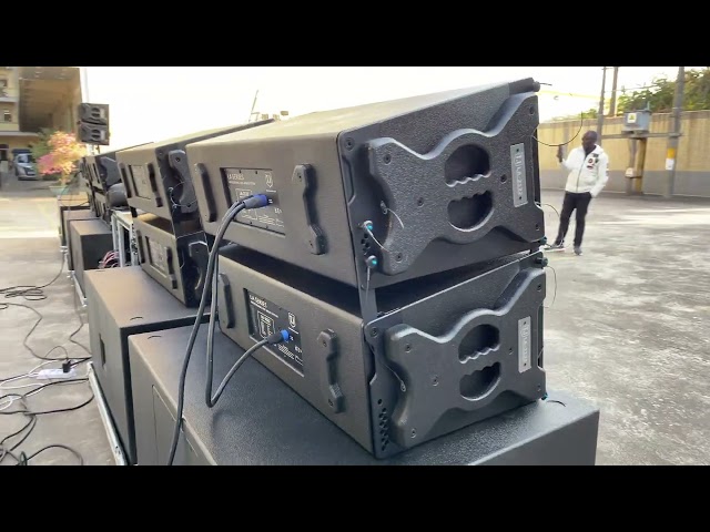 2way double 12 inch line array speaker sound system T.I Pro Audio la2122 class=