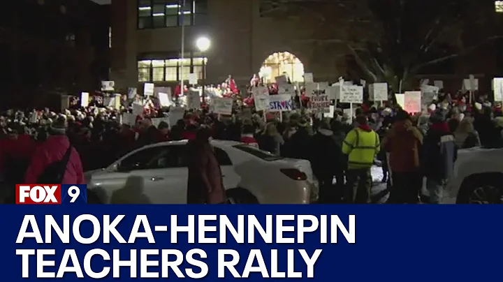 Anoka-Hennepin teachers rally at meeting
