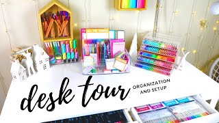 Desk tour and setup | stationery organization screenshot 4