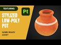 Stylized Game-Ready Pot | Timelapse #blendergameengine  #blender3d #3dart #3dartist #3dmodeling