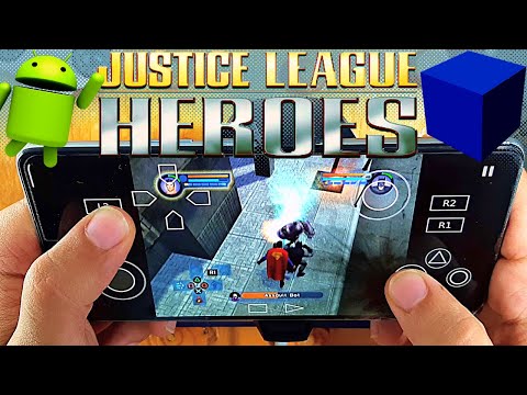 Justice League Heroes AetherSX2 - PS2 Emulator Android Gameplay - 2022
