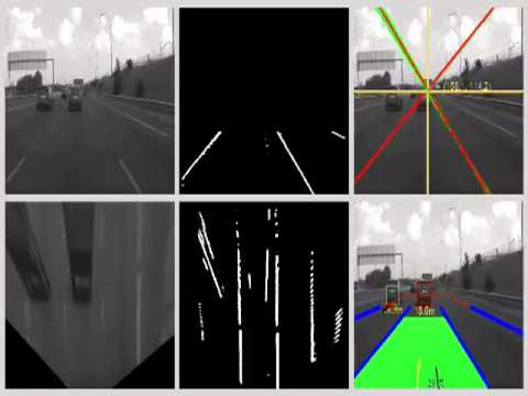 Real time lane tracking and vehicle detection ICIP 2008) - YouTube