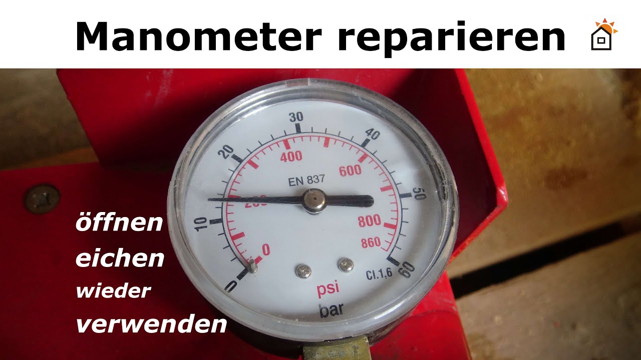 Manometer 0-250 Bar Druckminderer Ersatzteil reparieren Zapfanlage Anzeige 