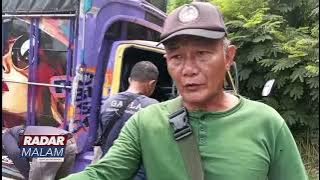 WAY KANAN : Lakalantas Maut 2 Truk Adu Banteng, 1 Tewas 2 Luka-luka