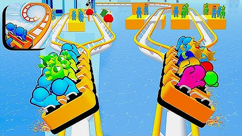 Runner coaster _ gameplay all levels android ios walkthrough