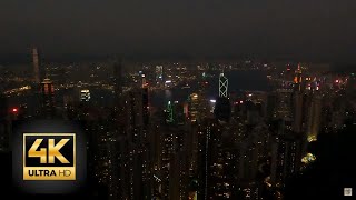 [4K] Walking in Hong Kong: Evening SKY TERRACE 428, The Peak Tower