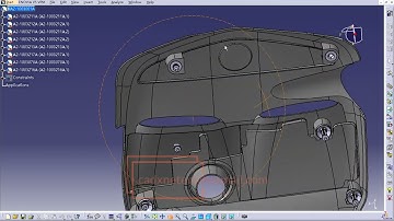 Engine Trim Cover Assembly Design in CATIA