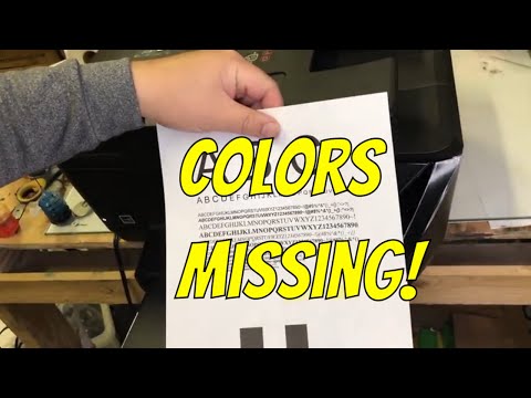 HP OfficeJet Pro 6978 8025 Color Missing - Unclog 6900 8020 Printers