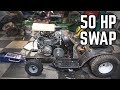 50HP 670cc LAWN MOWER SWAP!