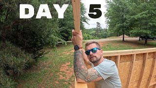 ZERO EXPERIENCE | Day 5 | 10x12 Shed Build |