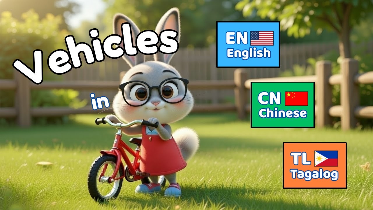 Vehicles l Transportation ✨ English ✨ Mandarin Chinese (中文) ✨ Filipino / Tagalog