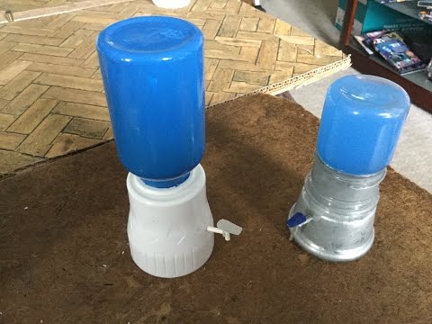 Como hacer un dispensador de agua en miniatura