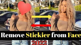 How to remove emoji,stickers from face|remove emoji of photos and vedios @KashifMajeed screenshot 4