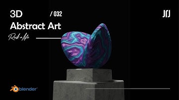 3D Abstract art - Displacement in blender | Blender Beginner Tutorial | blender 3.0