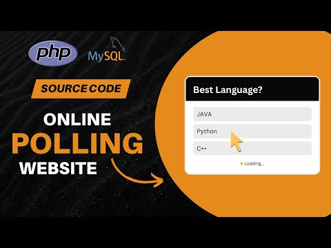 Online Polling System Project in PHP MySQL | Online Survey Website
