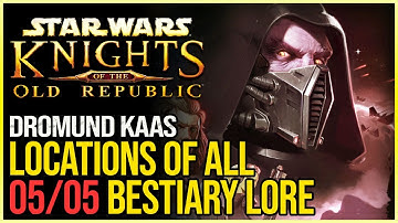 All Dromund Kaas Bestiary Lore Objects The Old Republic - Beastmaster of Dromund Kaas