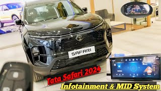 Tata Safari 2024 Infotainment And MID System@Cars27/#cars27review #tata #safari #tatasafari #viral