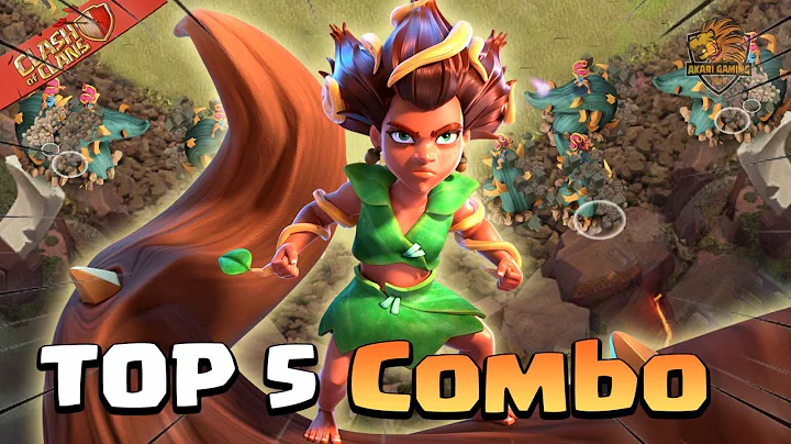 TOP 5 COMBO Kỵ Sĩ Rễ Cây Cực Mạnh Trong Clash of clans | Akari Gaming