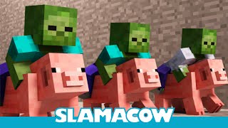 Pig Racing - Minecraft Animation - Slamacow